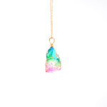 Rainbow Natural Stone Pendant