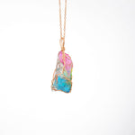 Rainbow Natural Stone Pendant